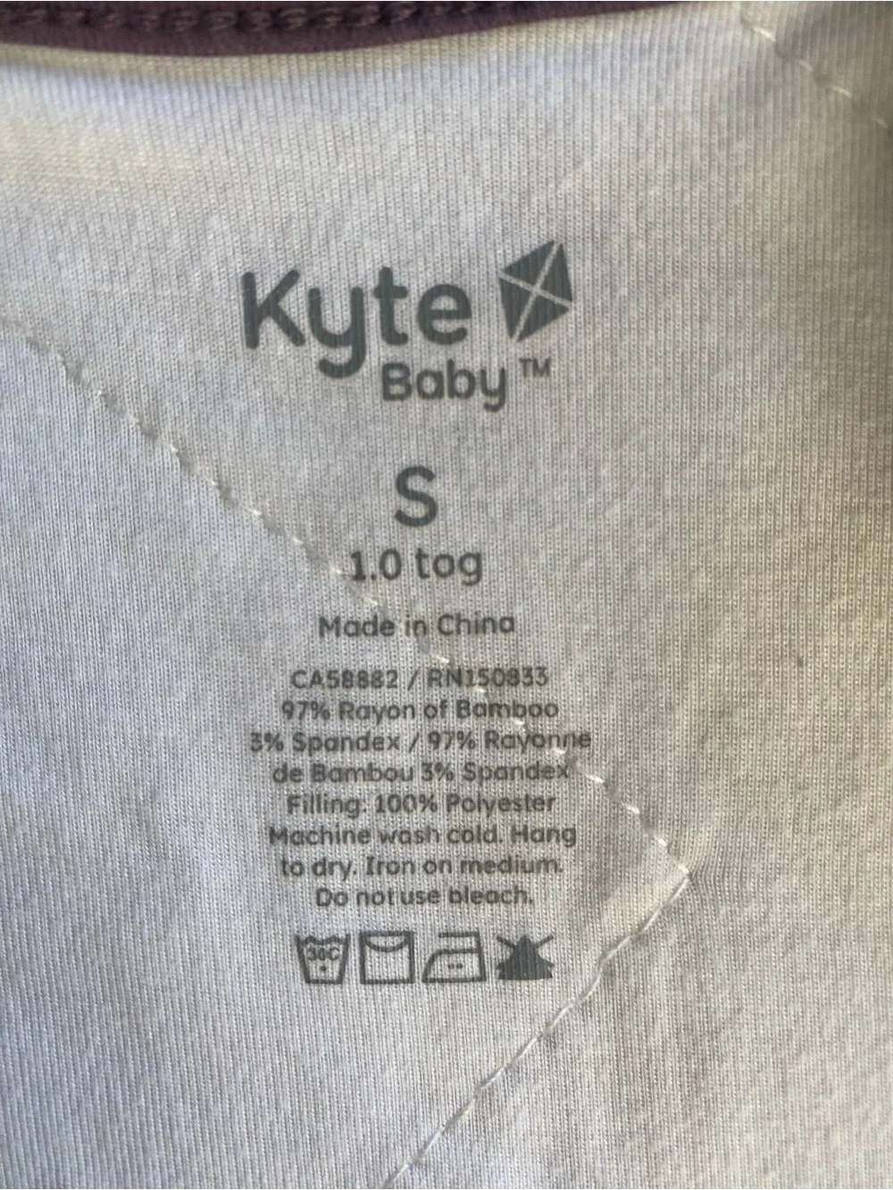 Kyte Baby Sleep Sack size small 1.0 tog